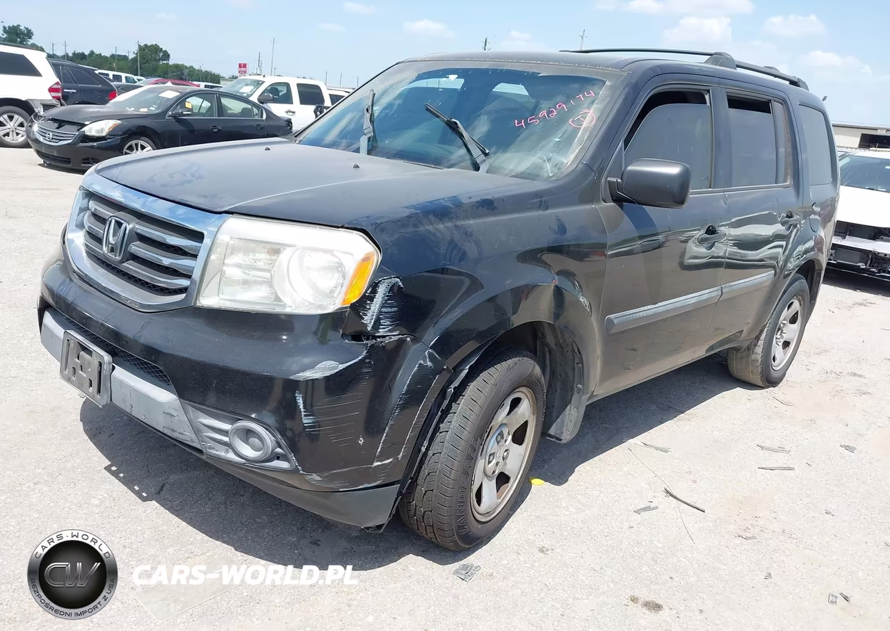 2012 Honda Pilot Lx VIN:5FNYF3H27CB035214 - 2
