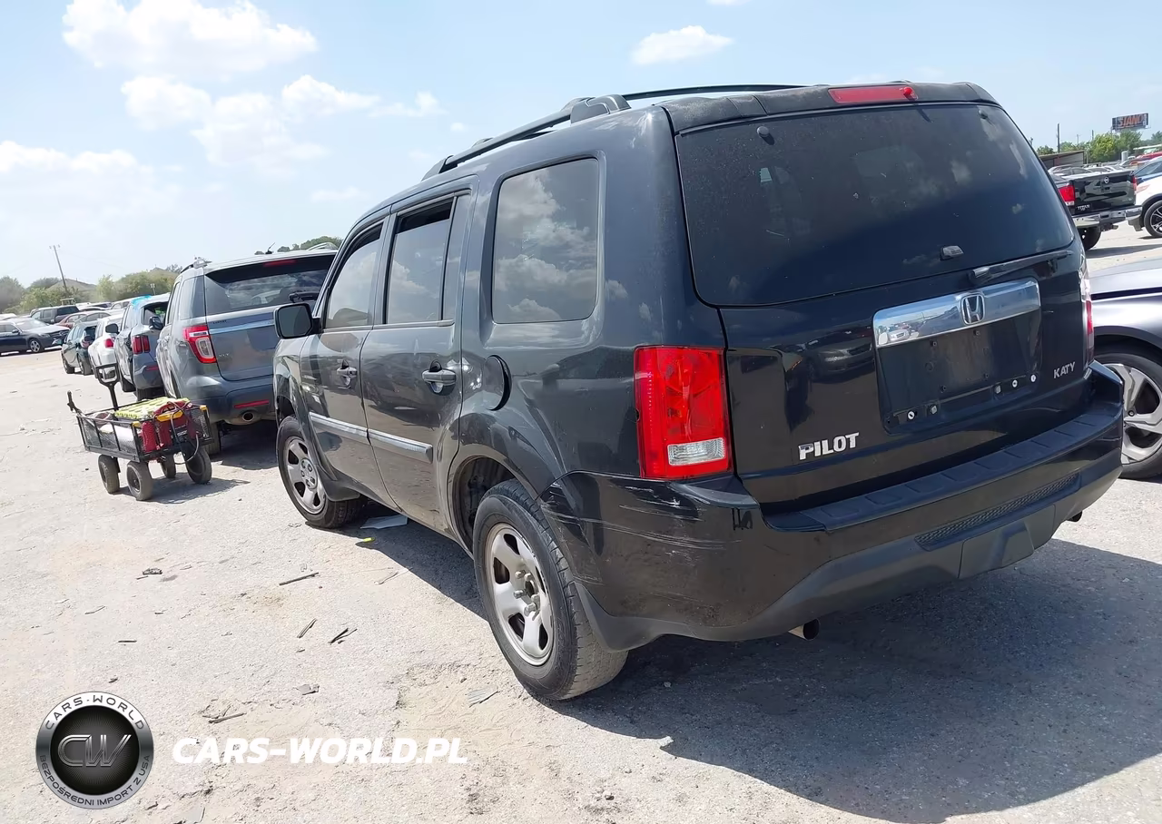 2012 Honda Pilot Lx VIN:5FNYF3H27CB035214 - 3