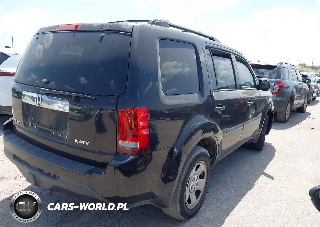 2012 Honda Pilot Lx VIN:5FNYF3H27CB035214 - 4