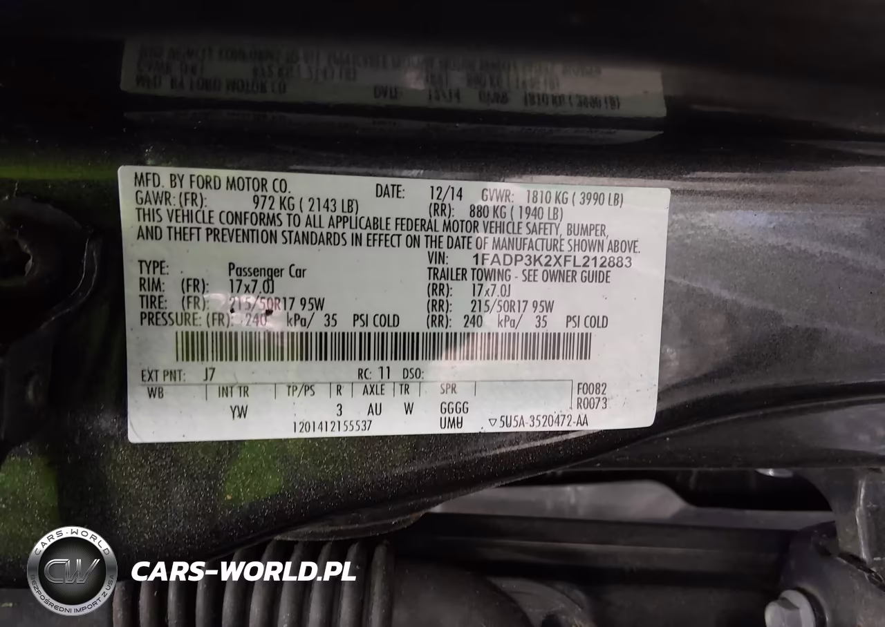 2015 Ford Focus Se VIN:1FADP3K2XFL212883 - 9