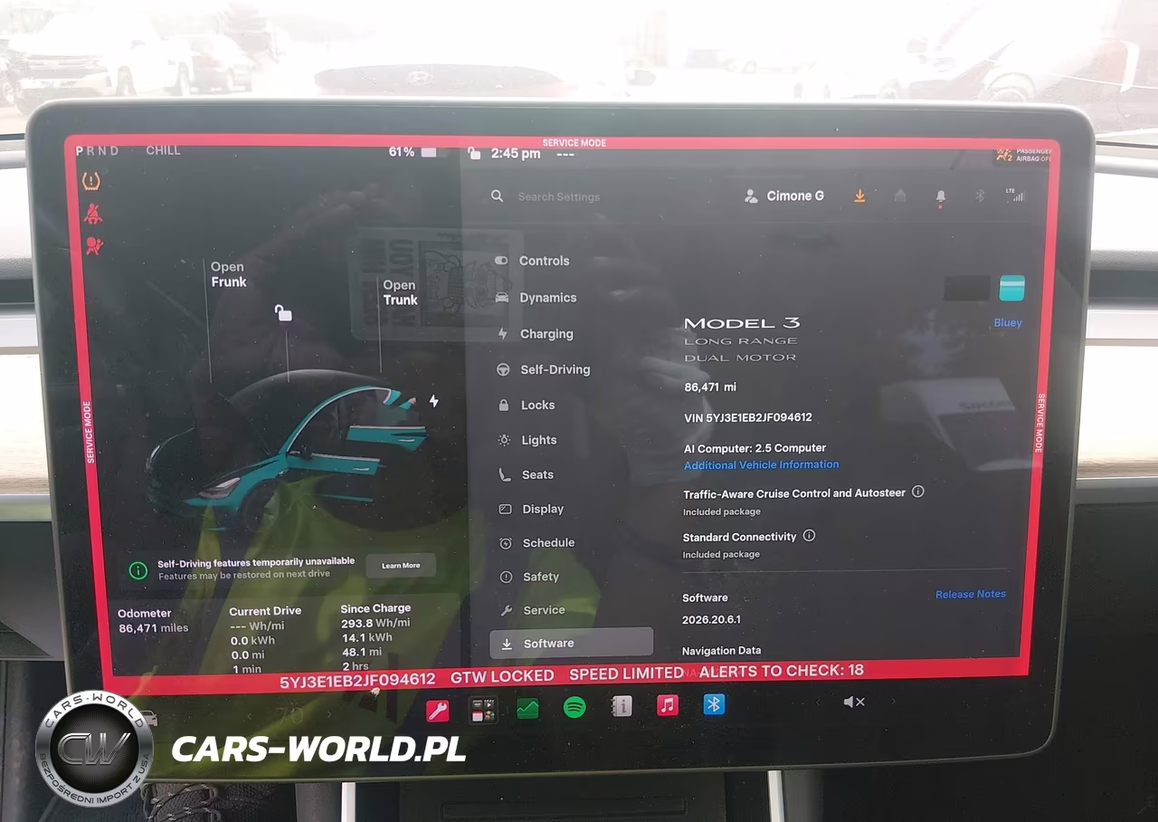 2018 Tesla Model 3 Long Range-Performance VIN:5YJ3E1EB2JF094612 - 18