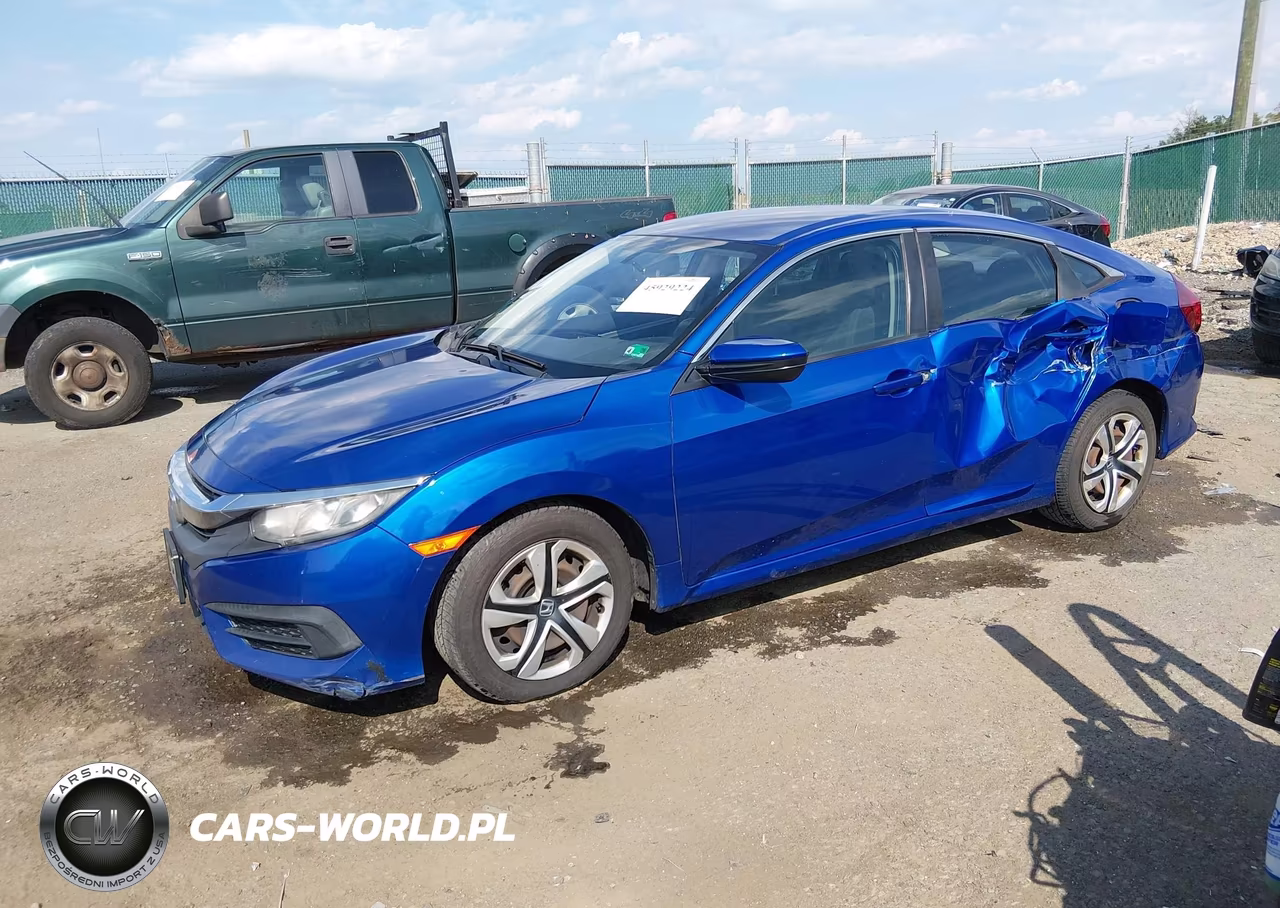 2016 Honda Civic Lx VIN:19XFC2F51GE023868 - 2