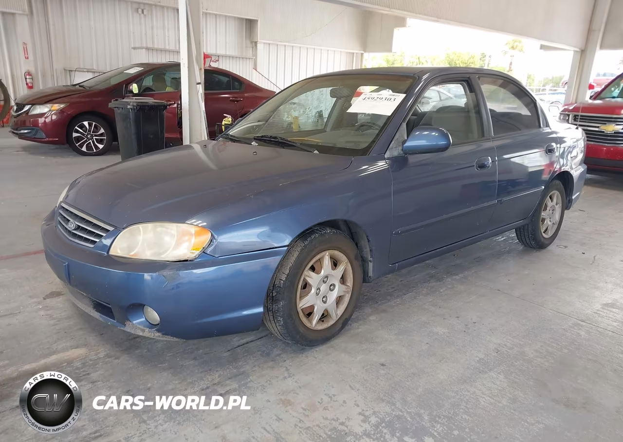 2003 Kia Spectra Ls VIN:KNAFB121435213005 - 2