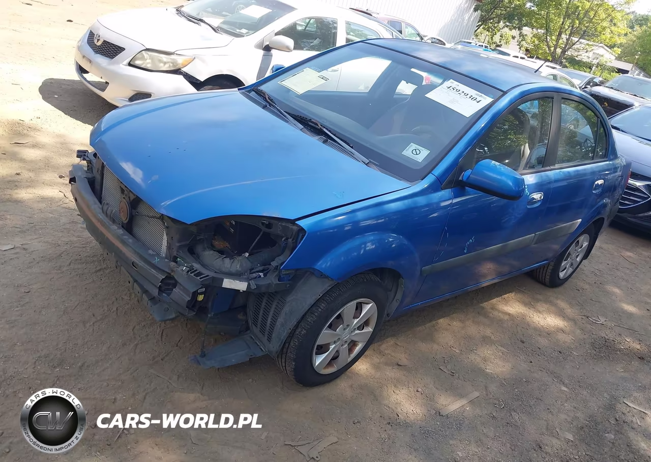 2008 Kia Rio Lx VIN:KNADE123686348665 - 2
