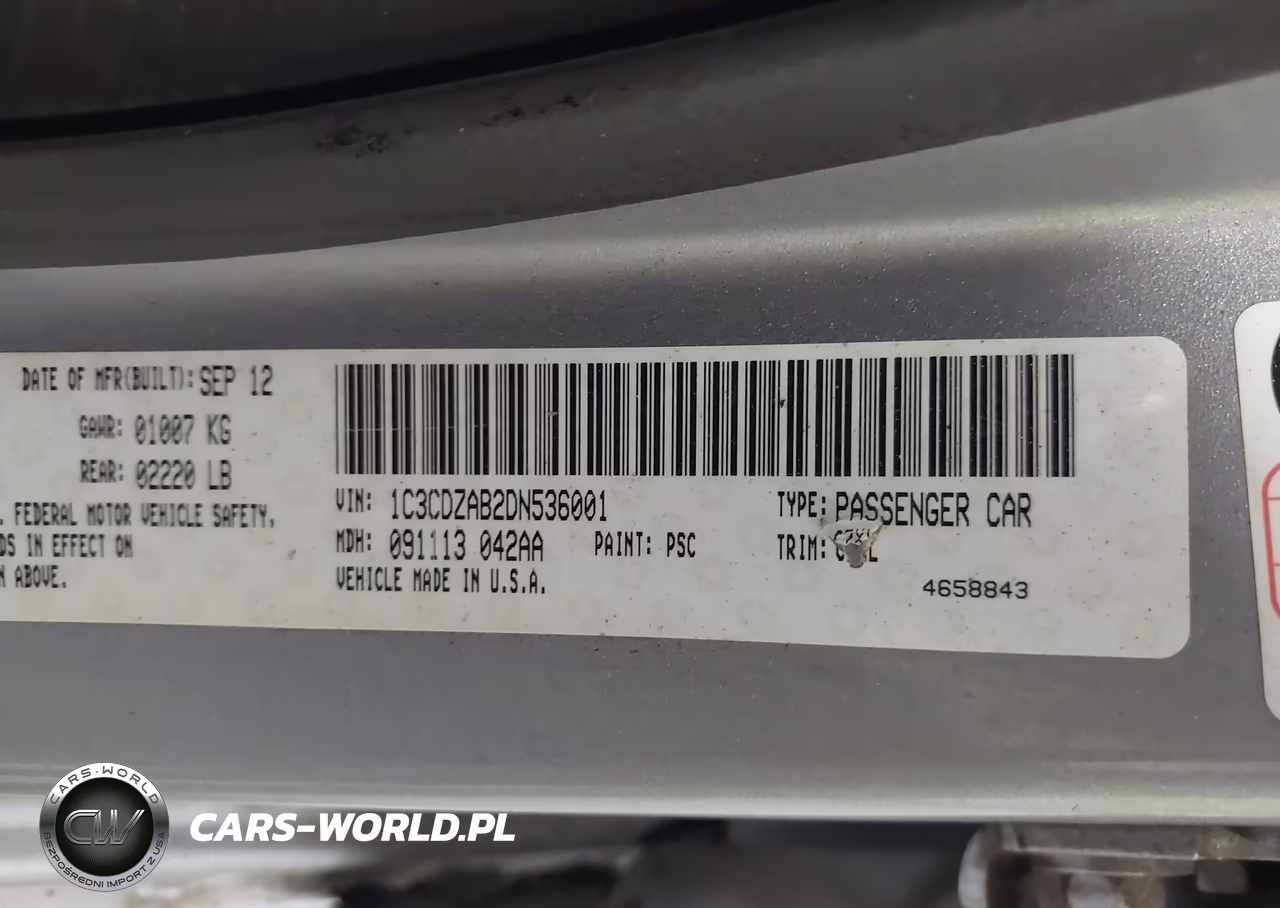 2013 Dodge Avenger Se VIN:1C3CDZAB2DN536001 - 9