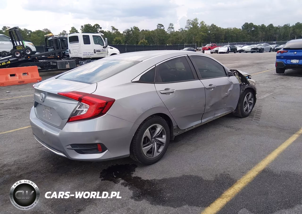 2020 Honda Civic Lx VIN:2HGFC2F67LH533652 - 4