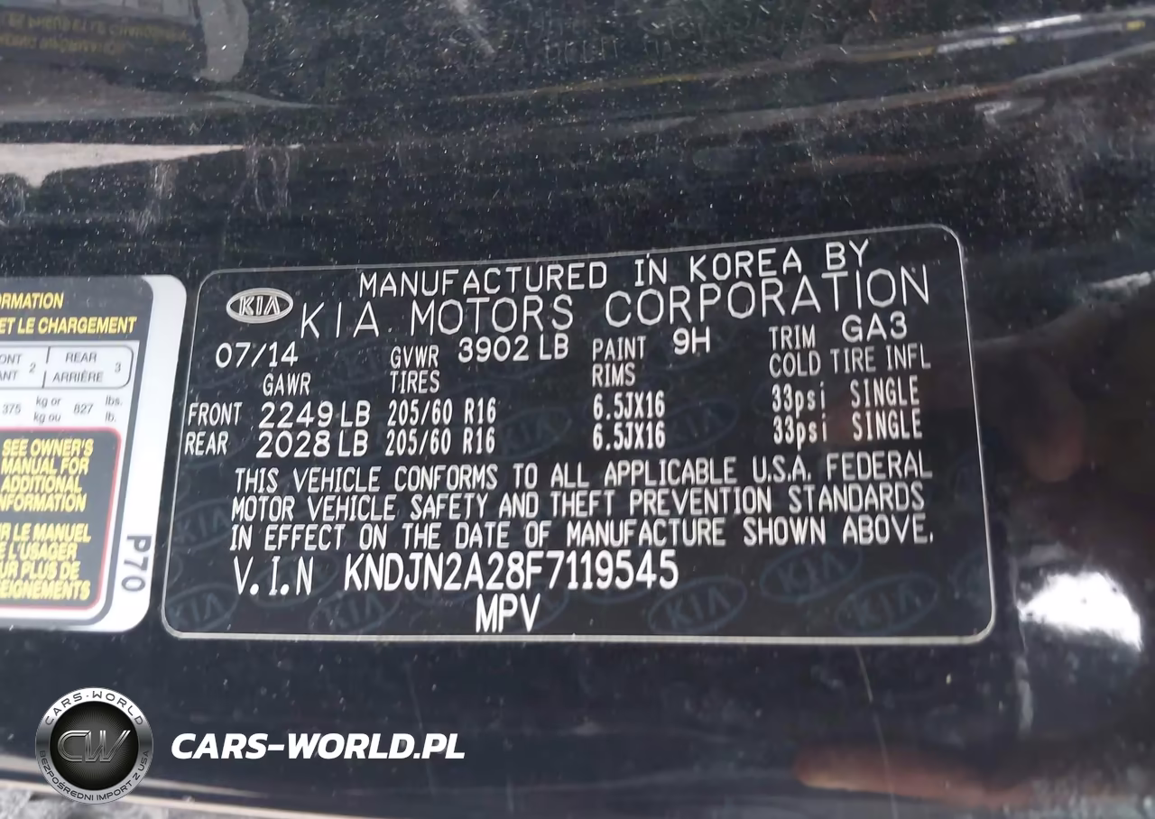 2015 Kia Soul VIN:KNDJN2A28F7119545 - 9