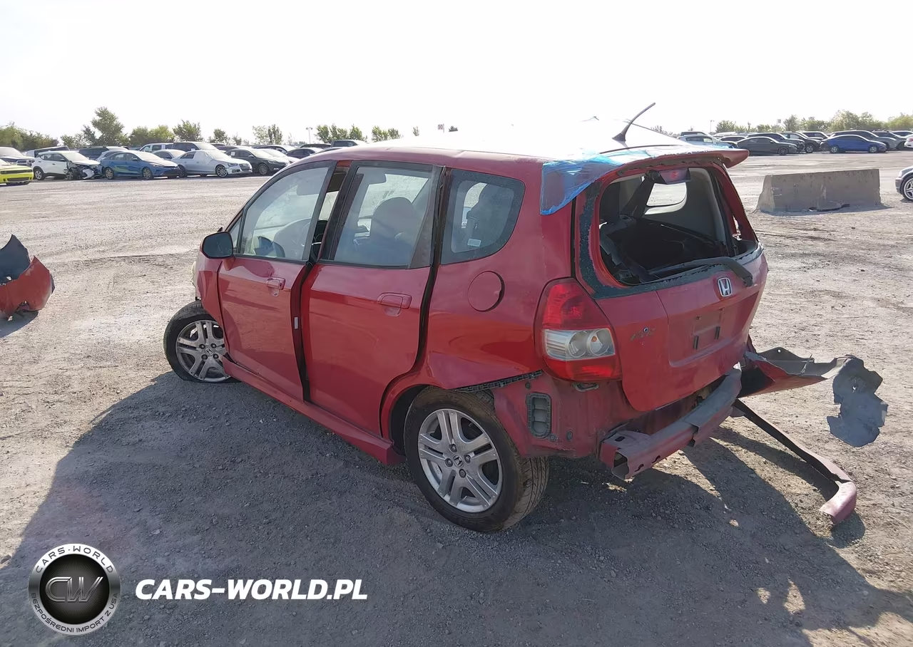 2007 Honda Fit Sport VIN:JHMGD38627S026061 - 3