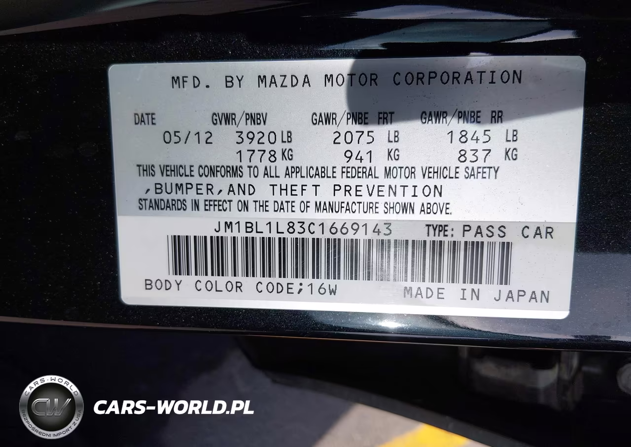 2012 Mazda Mazda3 I Touring VIN:JM1BL1L83C1669143 - 9