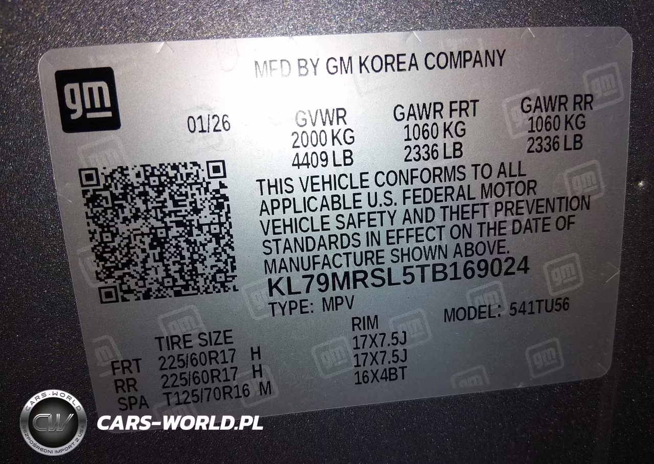2026 Chevrolet Trailblazer Awd Lt VIN:KL79MRSL5TB169024 - 9
