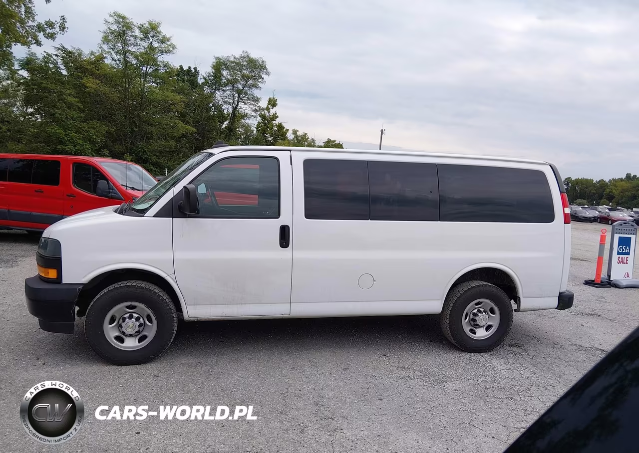 2023 Chevrolet Express Passenger Rwd 2500 Regular Wheelbase Ls VIN:1GAWGEFP7P1106546 - 19