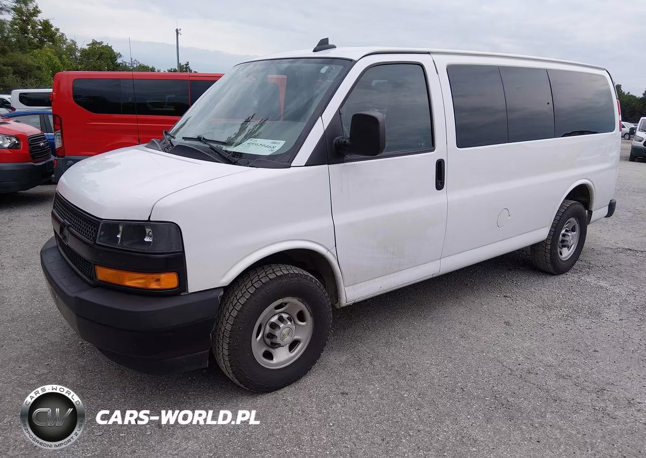 2023 Chevrolet Express Passenger Rwd 2500 Regular Wheelbase Ls VIN:1GAWGEFP7P1106546 - 2