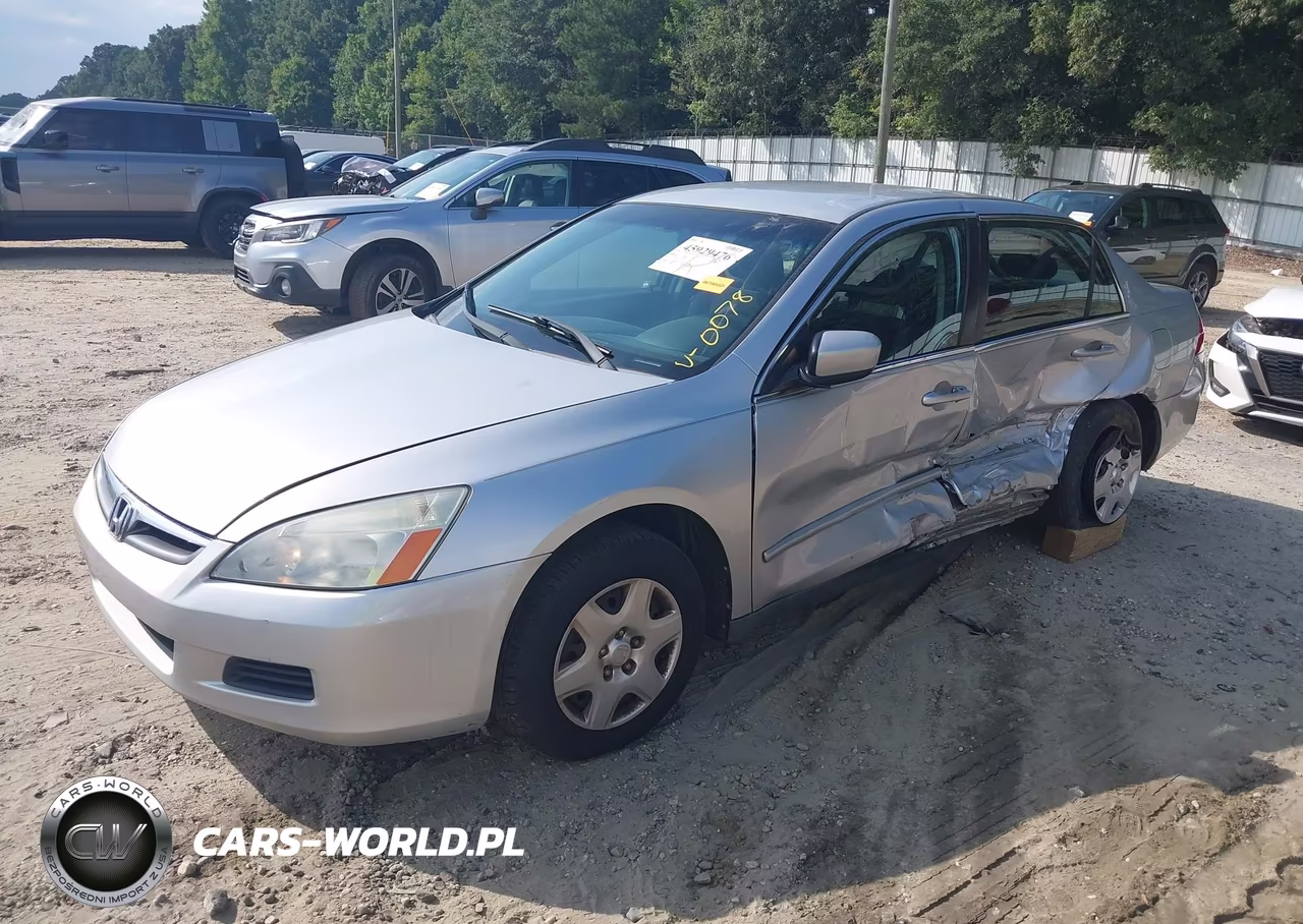 2007 Honda Accord 2.4 Lx VIN:3HGCM56427G710078 - 2