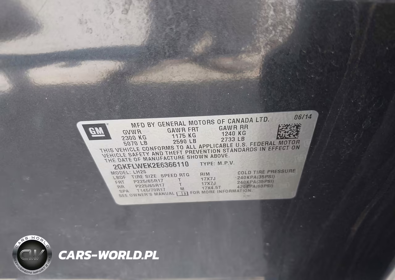 2014 GMC Terrain Sle-2 VIN:2GKFLWEK2E6366110 - 9