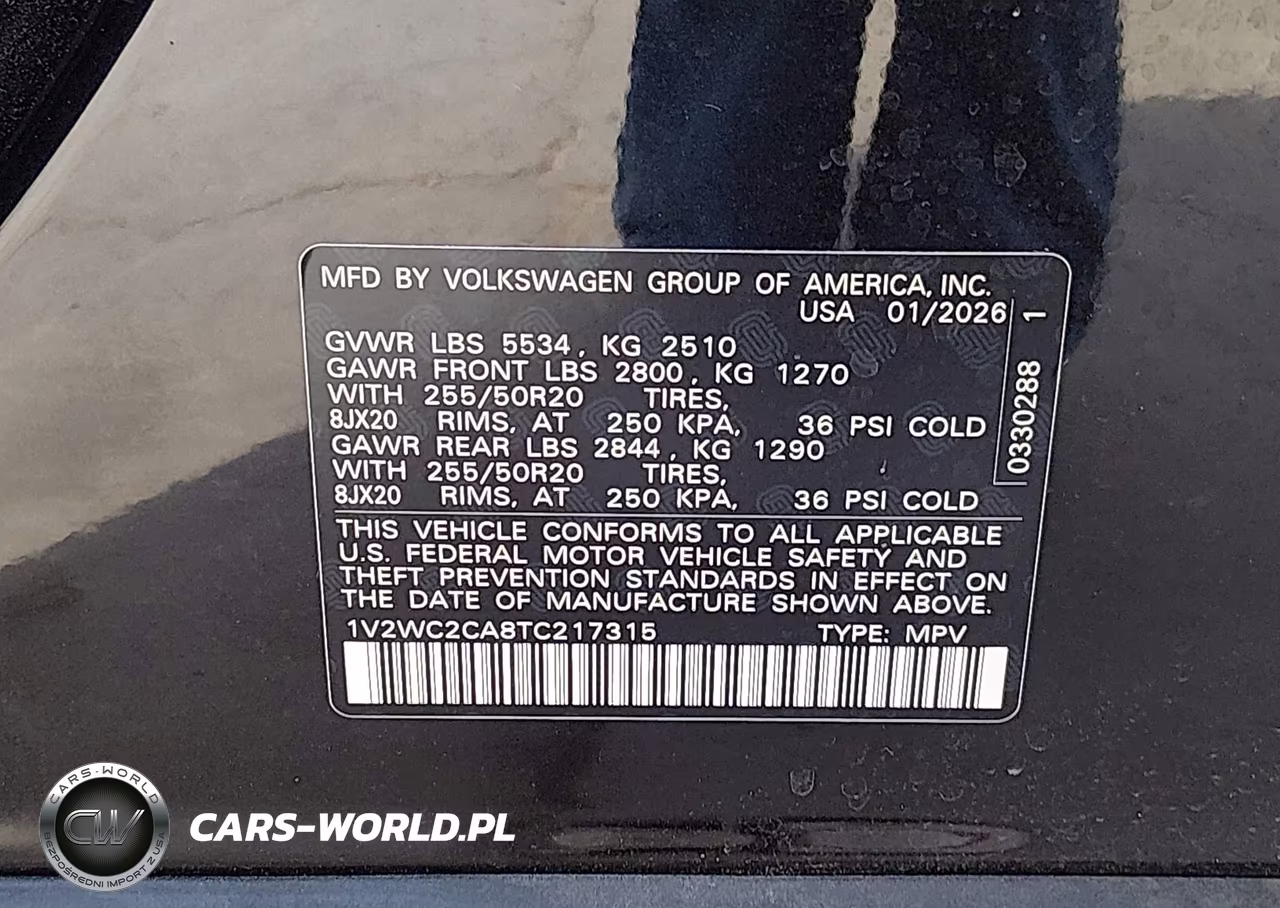 2026 Volkswagen Atlas Cross Sport Se With Technology VIN:1V2WC2CA8TC217315 - 9