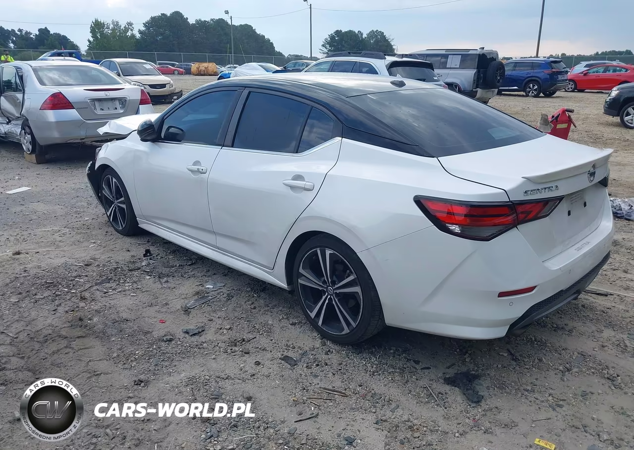 2021 Nissan Sentra Sr Xtronic Cvt VIN:3N1AB8DV7MY262809 - 3