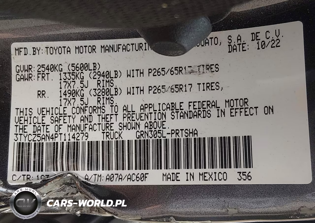 2023 Toyota Tacoma Trd Sport VIN:3TYCZ5AN4PT114279 - 9