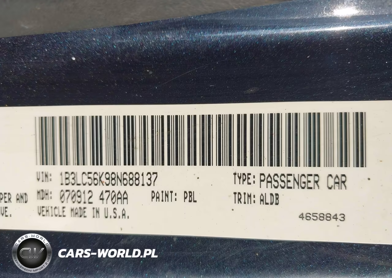 2008 Dodge Avenger VIN:1B3LC56K98N688137 - 9