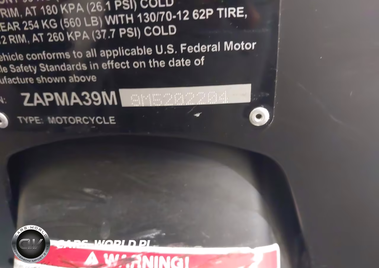 2021 Vespa Gts 300 VIN:ZAPMA39M9M5202204 - 10
