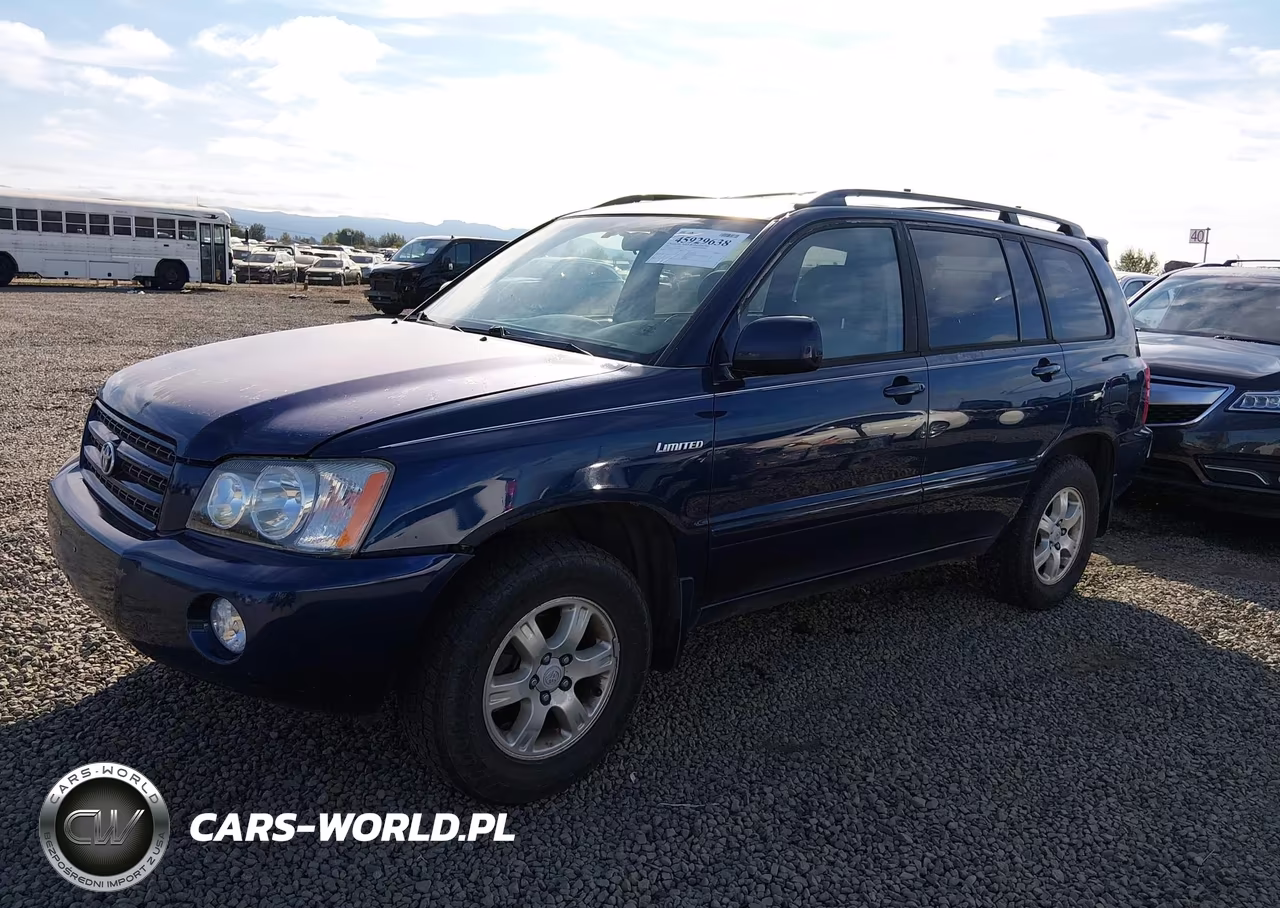 2001 Toyota Highlander V6 VIN:JTEHF21A810017615 - 2