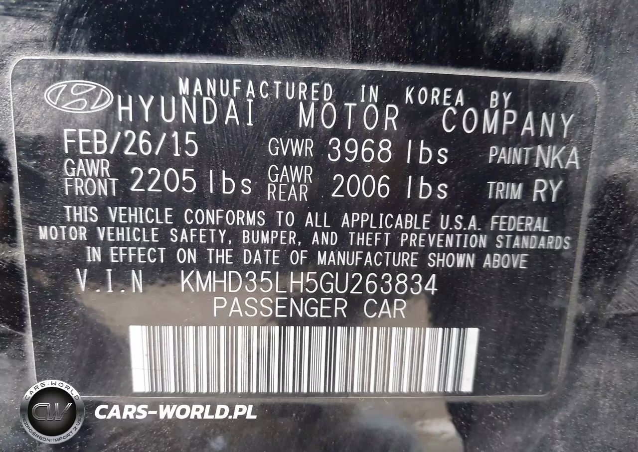 2016 Hyundai Elantra Gt VIN:KMHD35LH5GU263834 - 9