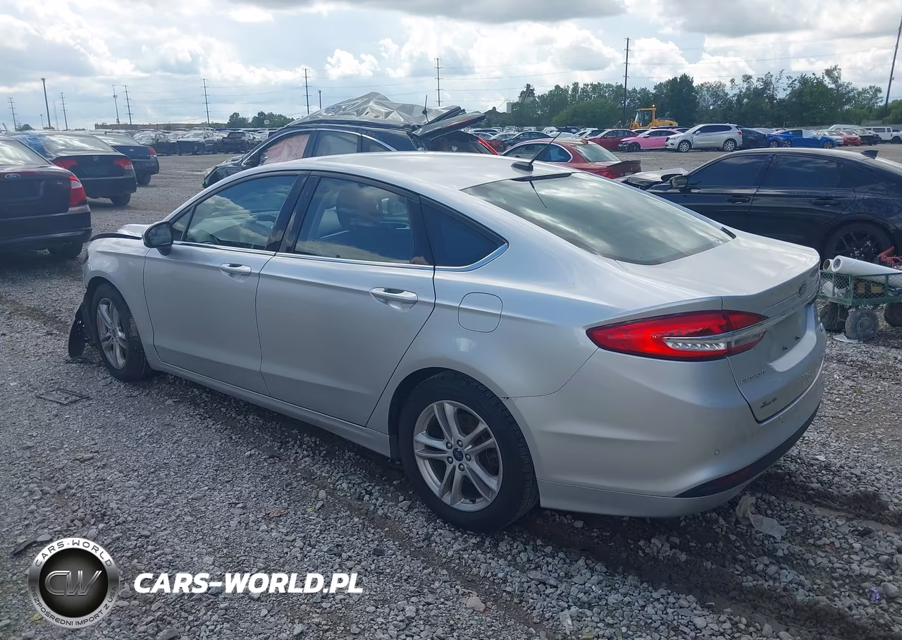 2018 Ford Fusion Se VIN:3FA6P0HD8JR135120 - 3