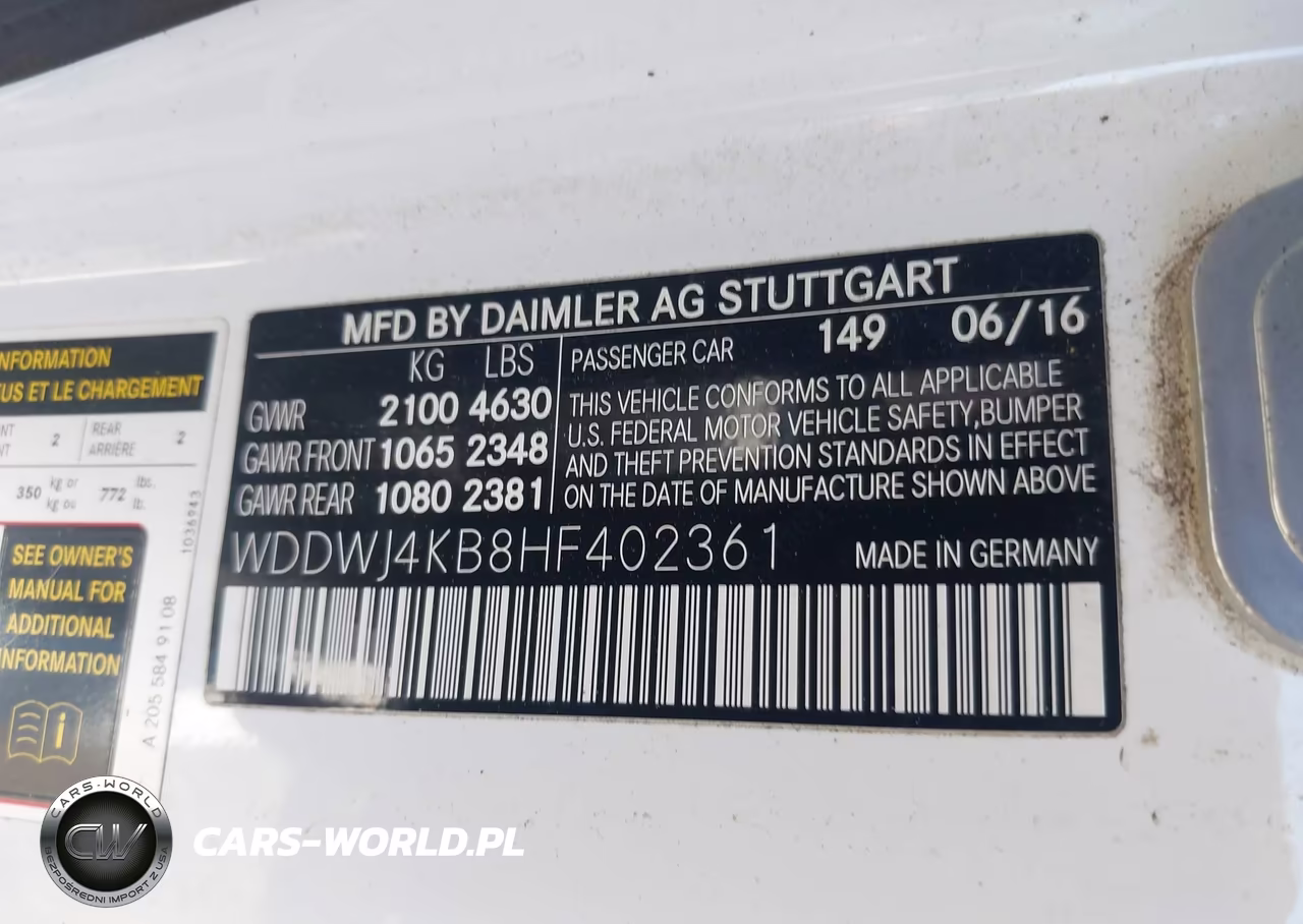 2017 Mercedes-Benz C 300 4Matic VIN:WDDWJ4KB8HF402361 - 9