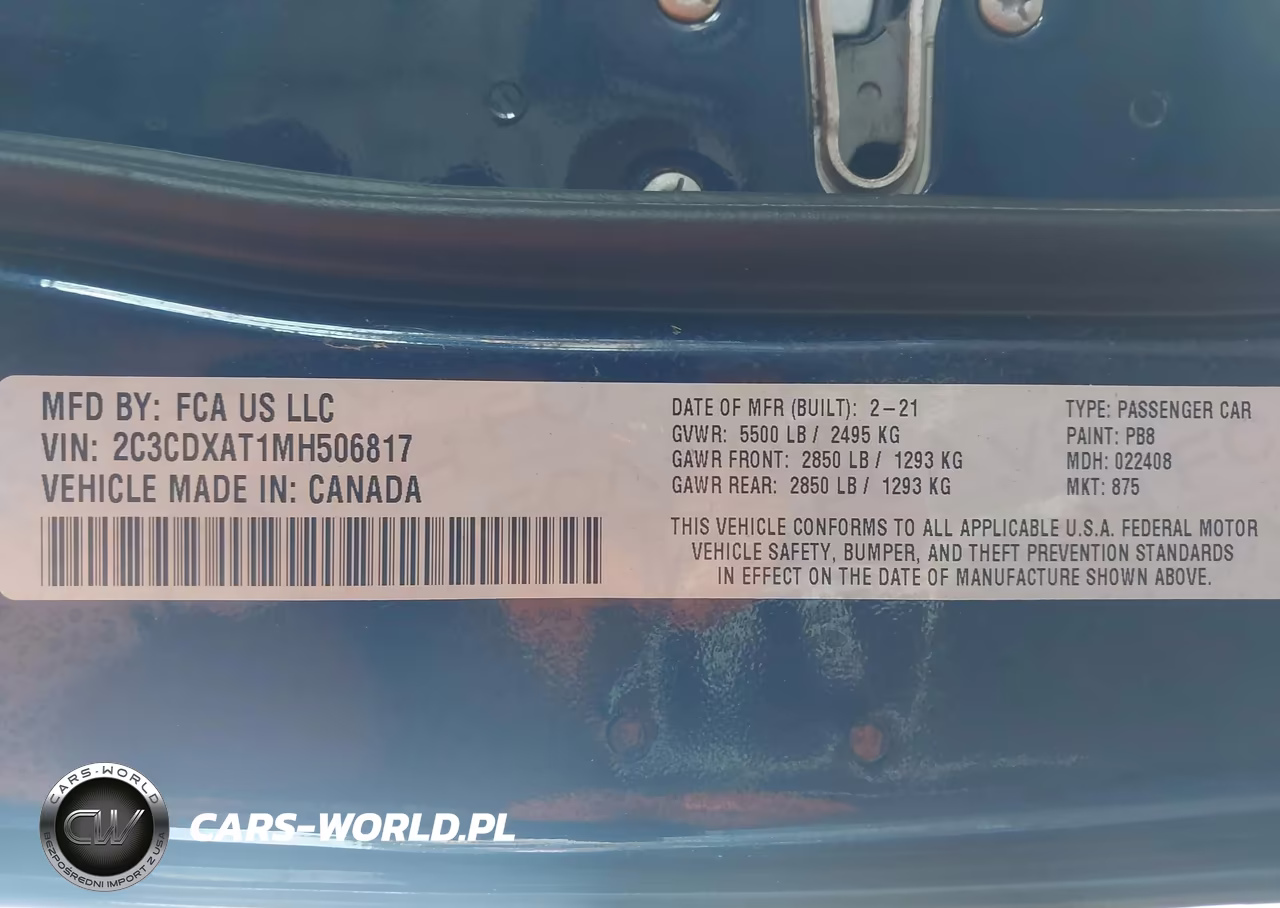 2021 Dodge Charger Police Rwd VIN:2C3CDXAT1MH506817 - 9