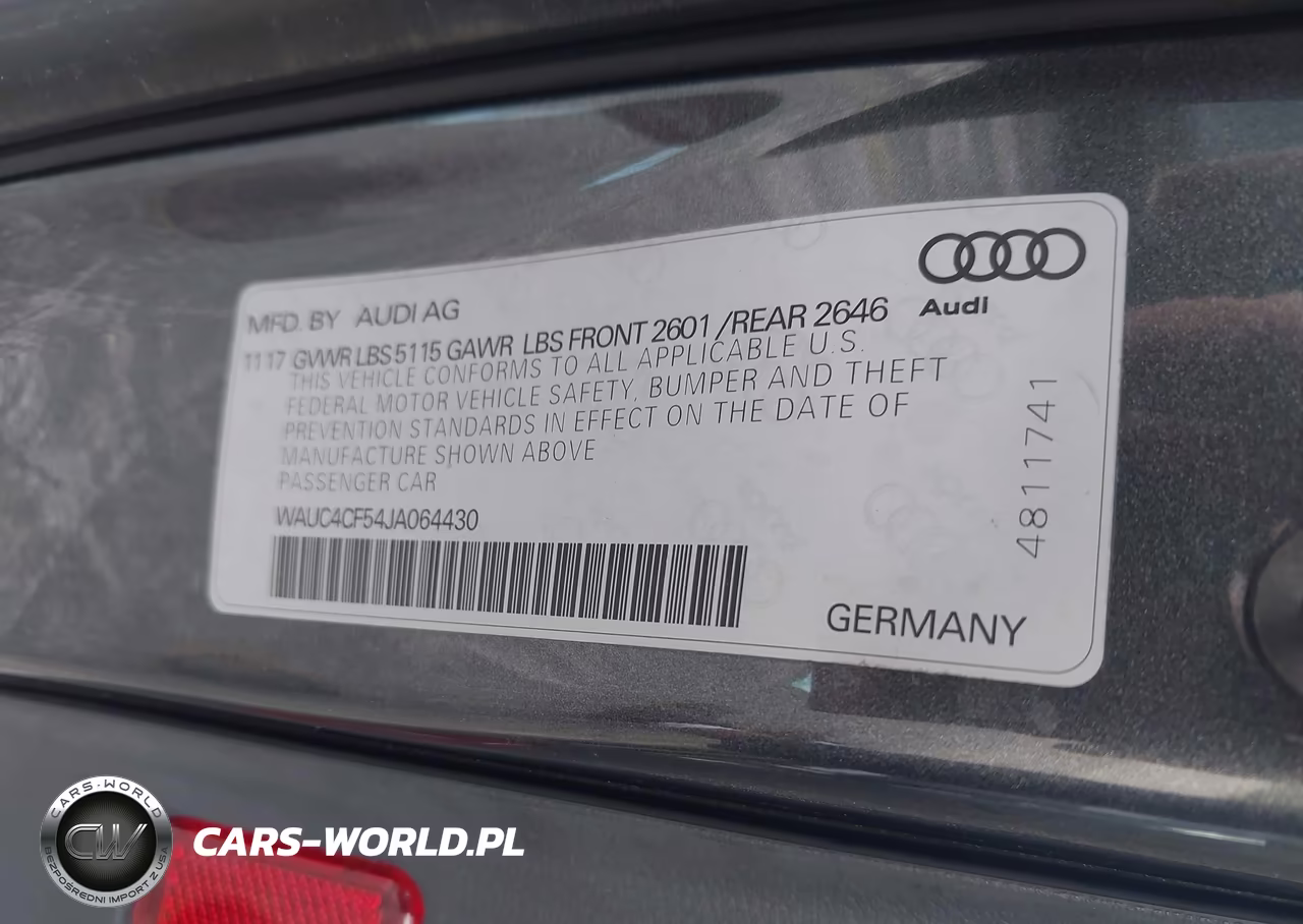 2018 Audi S5 3.0T Premium Plus VIN:WAUC4CF54JA064430 - 9