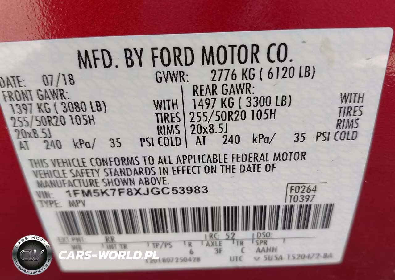 2018 Ford Explorer Limited VIN:1FM5K7F8XJGC53983 - 9