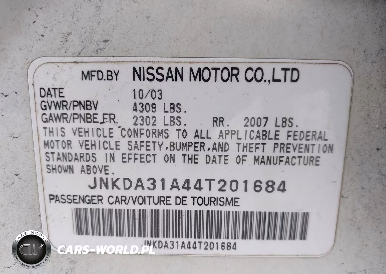 2004 Infiniti I35 Luxury VIN:JNKDA31A44T201684 - 9