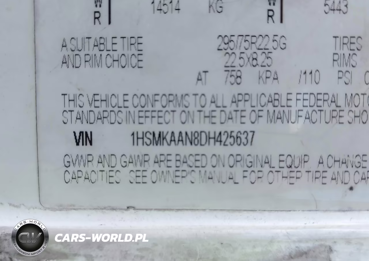 2013 International 4000 4400 VIN:1HSMKAAN8DH425637 - 8