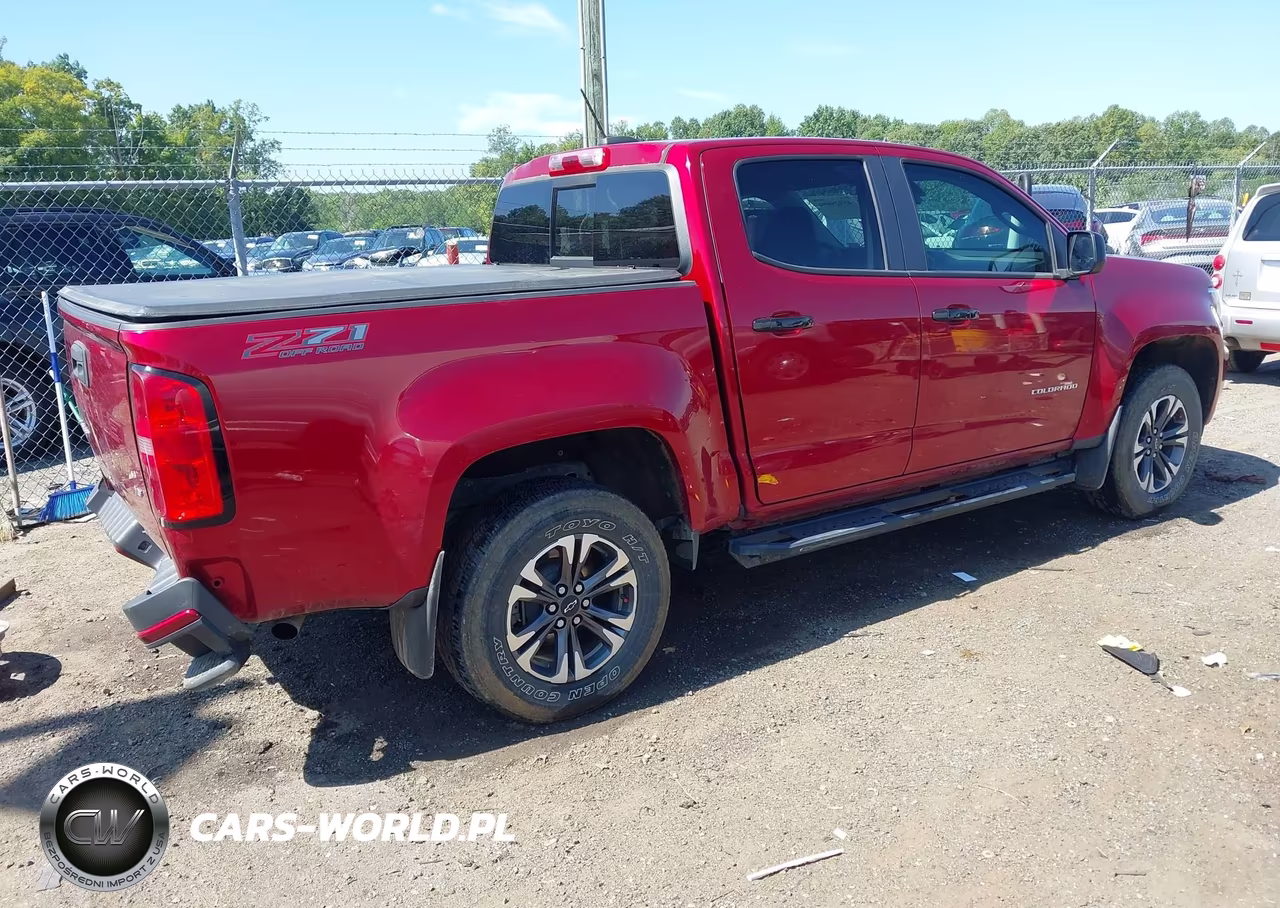 2021 Chevrolet Colorado VIN:1GCGTDEN6M1143911 - 4