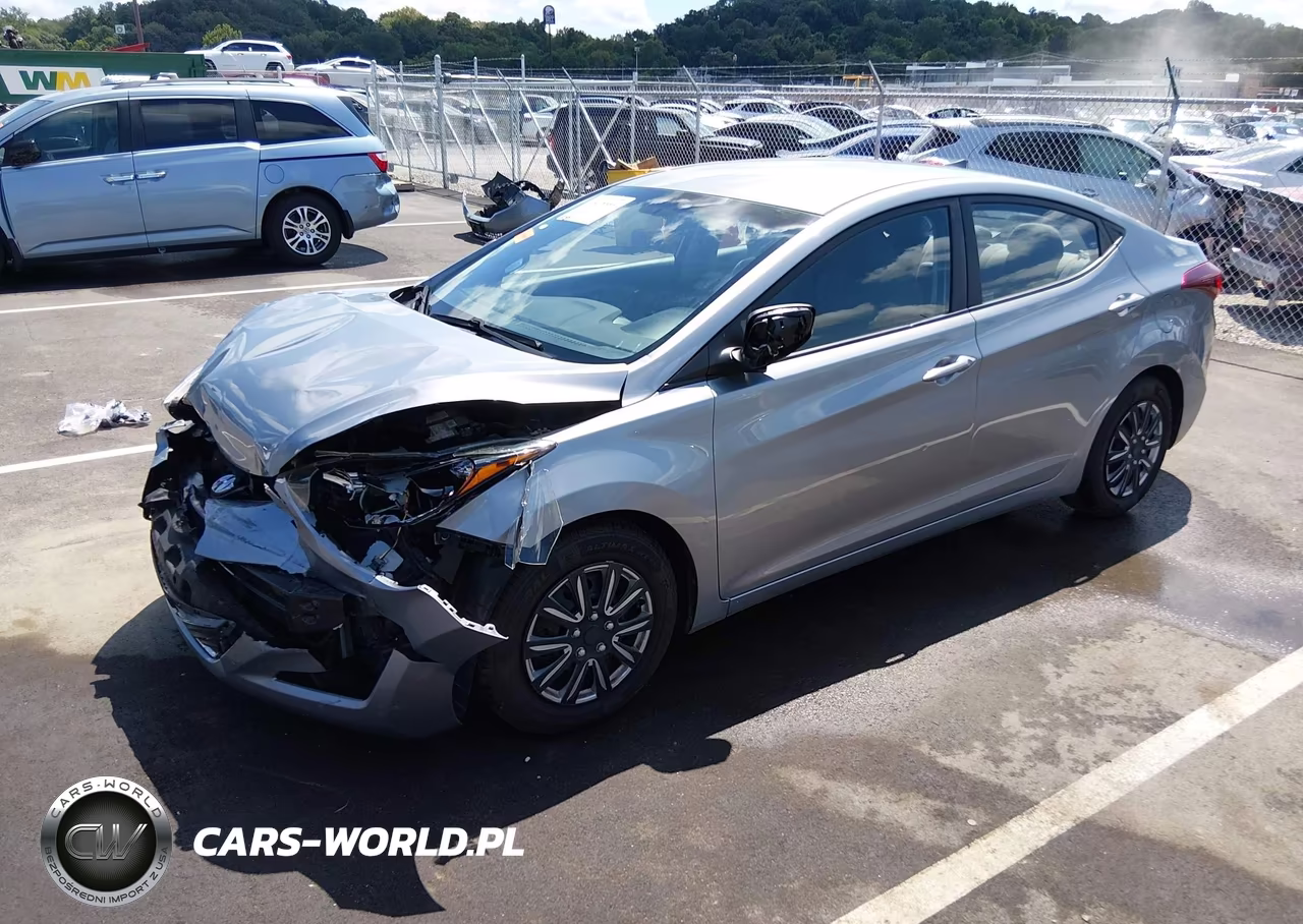 2016 Hyundai Elantra Se VIN:5NPDH4AEXGH688033 - 2