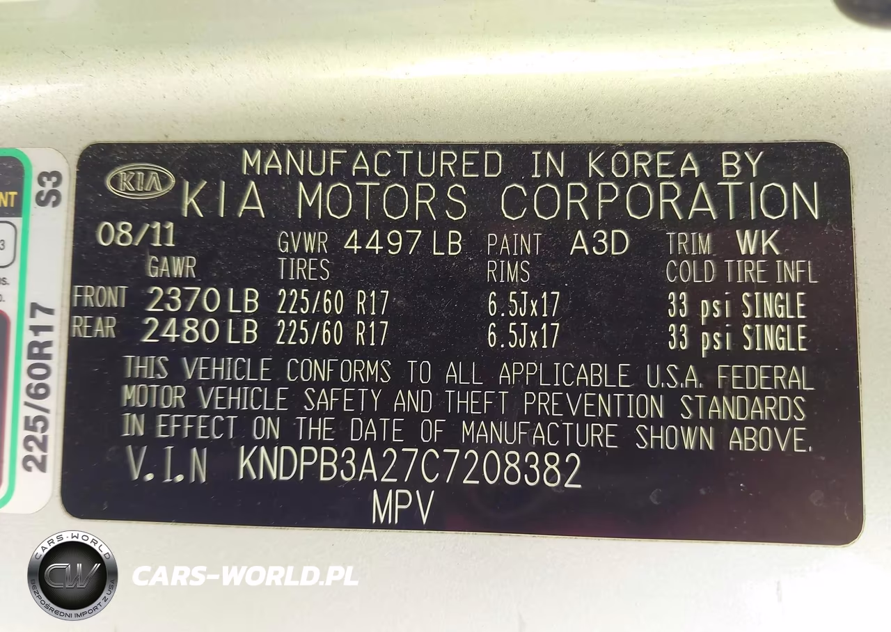 2012 Kia Sportage Lx VIN:KNDPB3A27C7208382 - 9