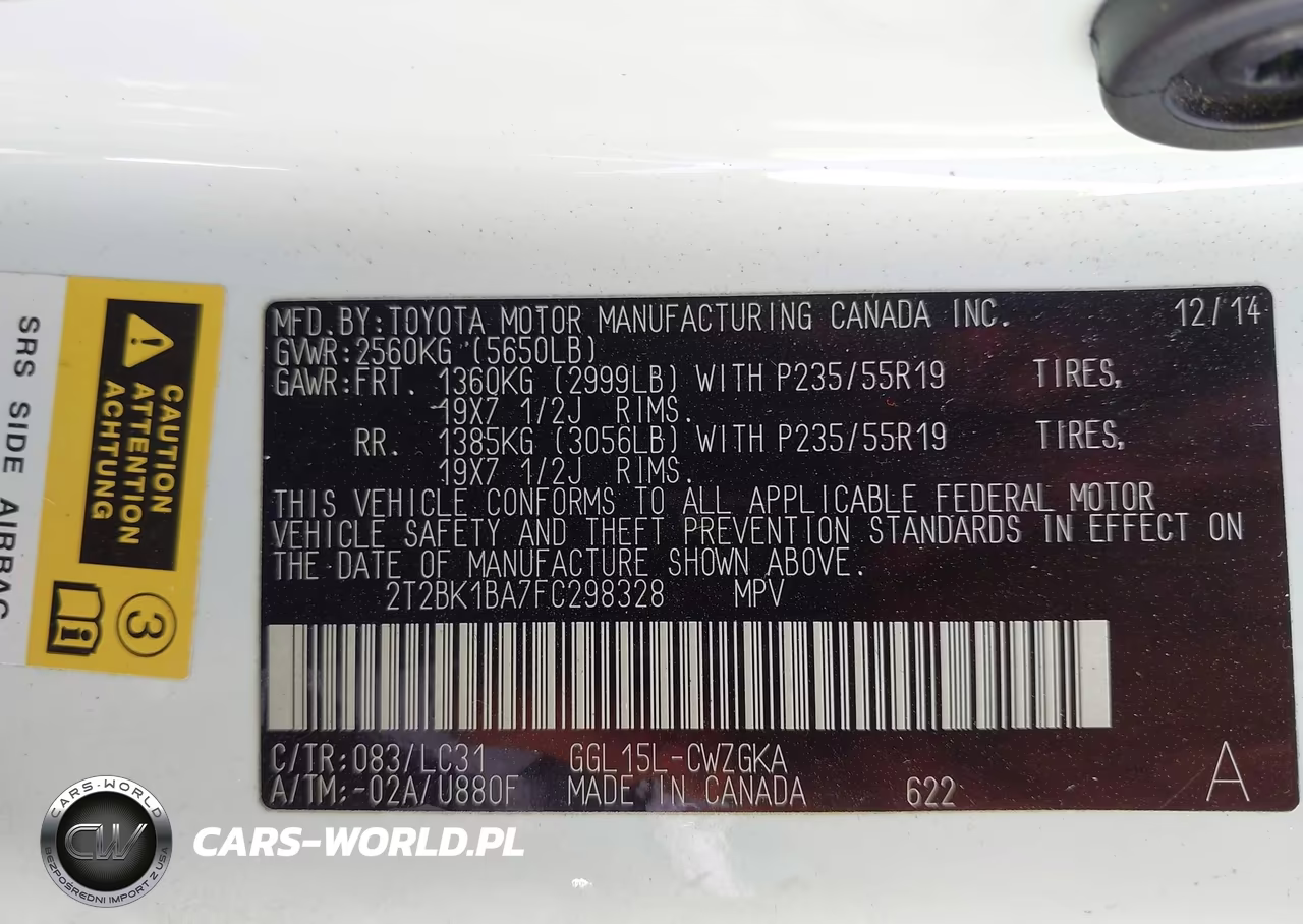 2015 Lexus Rx 350 F Sport VIN:2T2BK1BA7FC298328 - 9