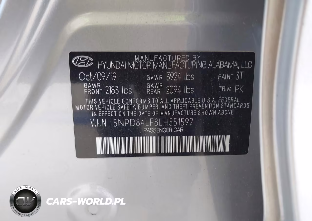 2020 Hyundai Elantra Sel VIN:5NPD84LF8LH551592 - 9