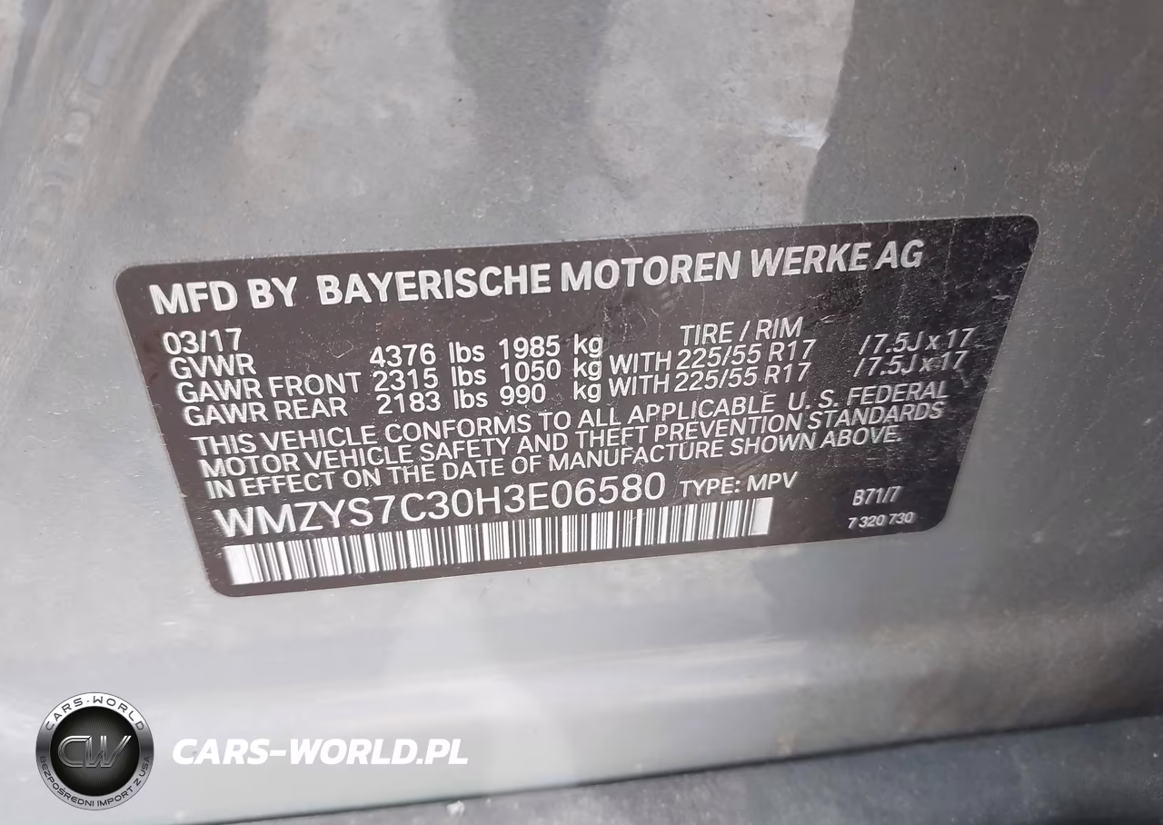 2017 Mini Countryman Cooper VIN:WMZYS7C30H3E06580 - 9