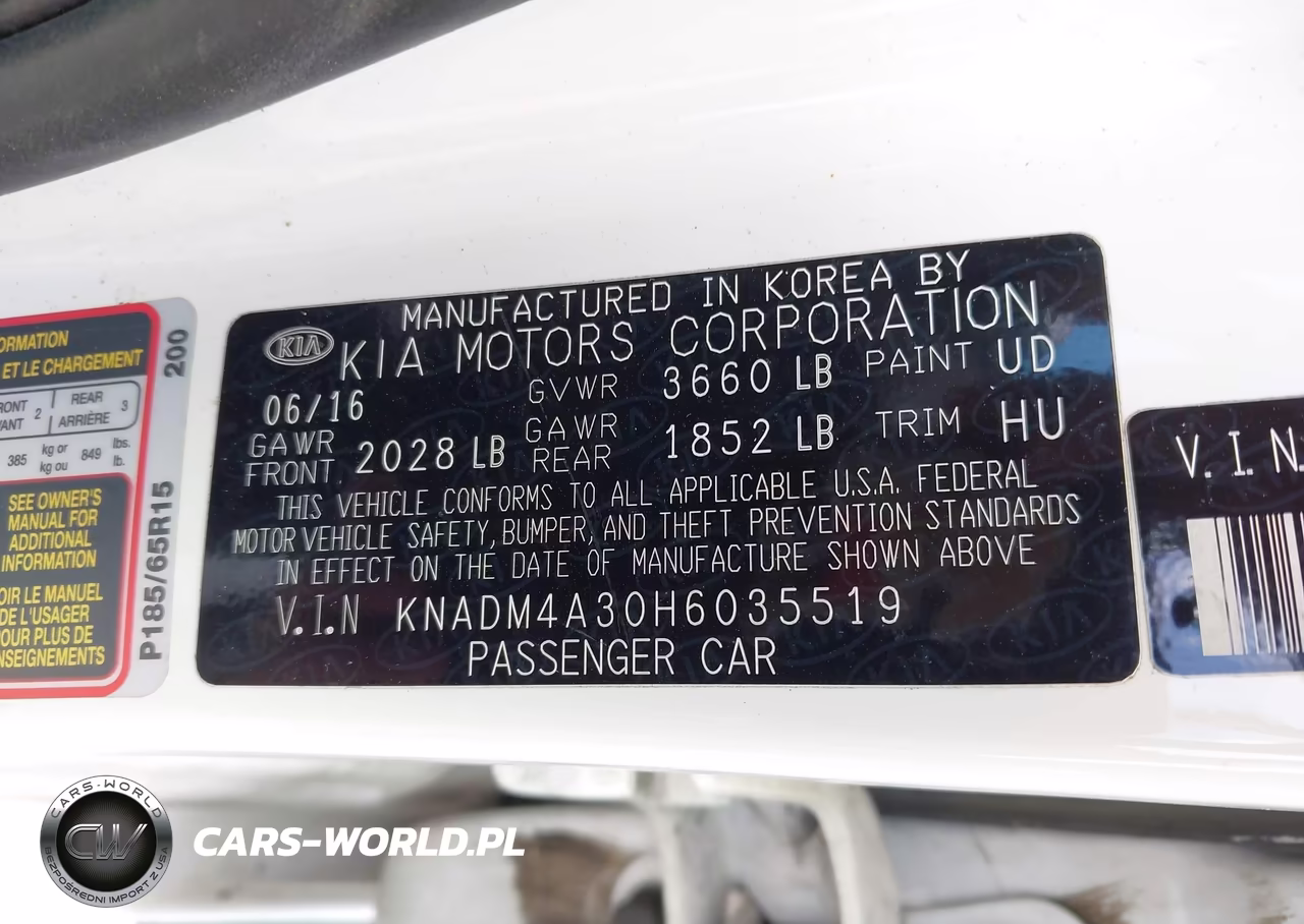 2017 Kia Rio Lx VIN:KNADM4A30H6035519 - 9