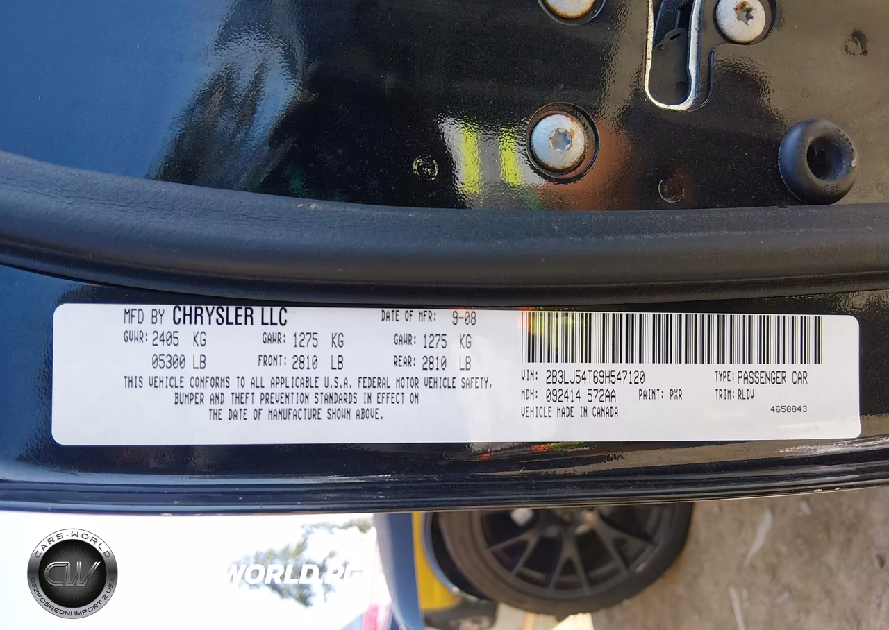 2009 Dodge Challenger R-T VIN:2B3LJ54T69H547120 - 9