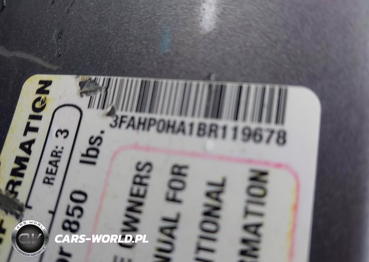 2011 Ford Fusion Se VIN:3FAHP0HA1BR119678 - 9