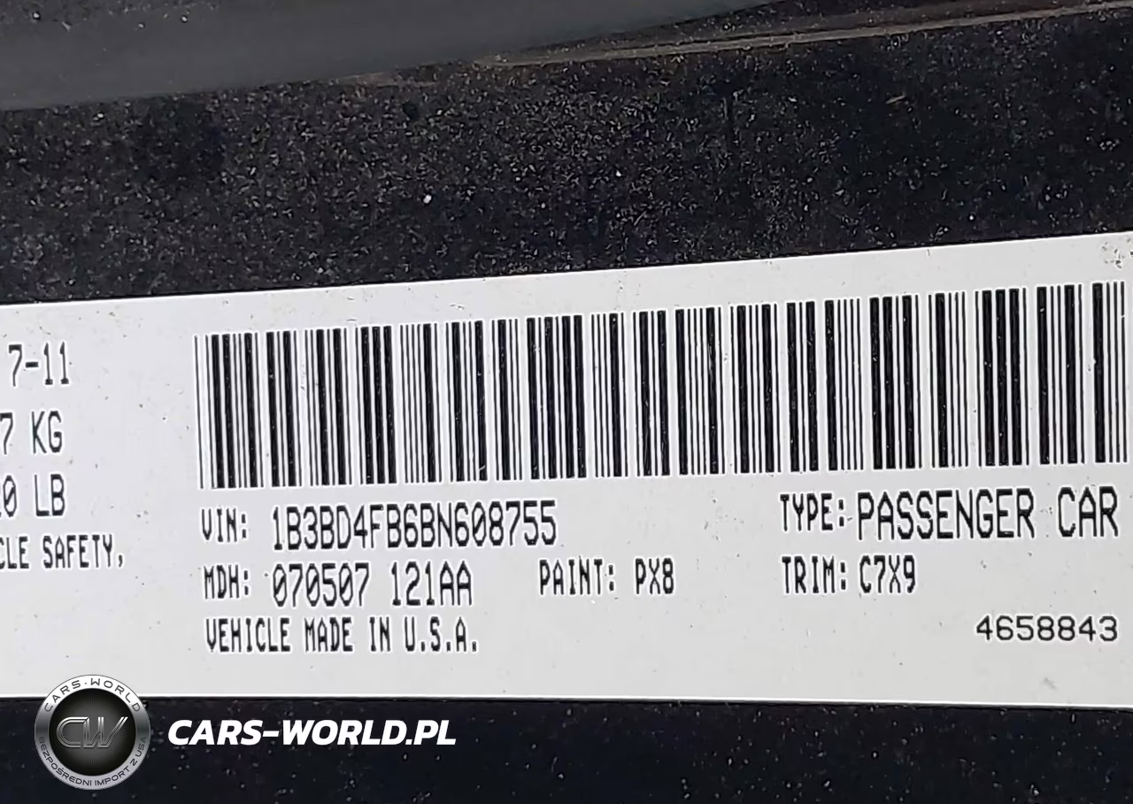 2011 Dodge Avenger Express VIN:1B3BD4FB6BN608755 - 9
