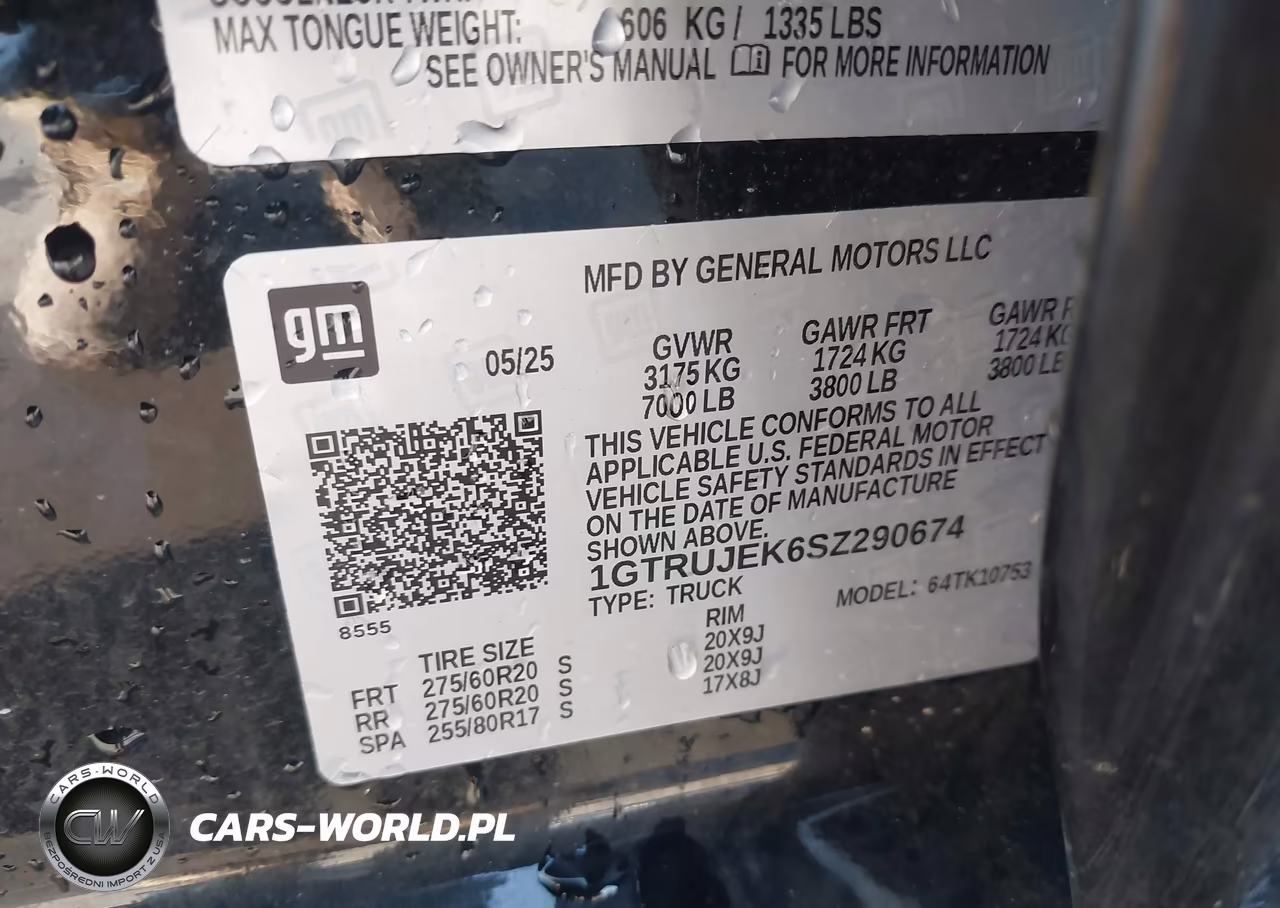 2025 GMC Sierra 1500 4Wd Standard Box Elevation With 3Vl VIN:1GTRUJEK6SZ290674 - 9