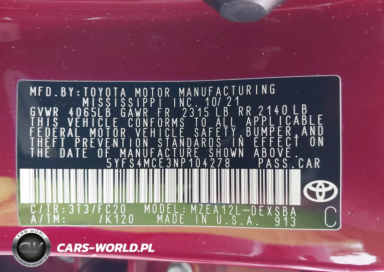 2022 Toyota Corolla Se Nightshade Edition VIN:5YFS4MCE3NP104278 - 9