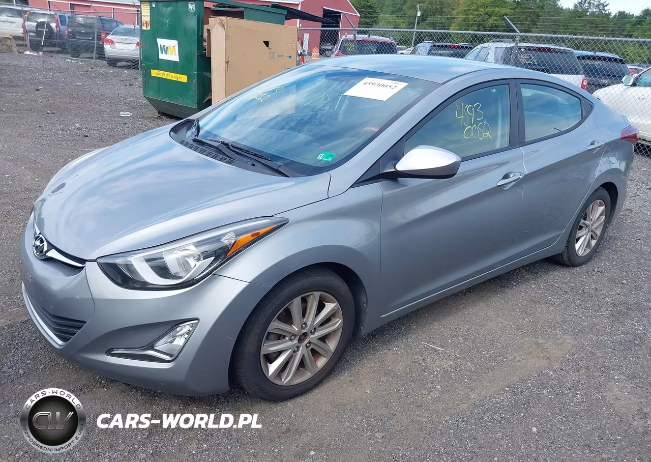 2015 Hyundai Elantra Se VIN:KMHDH4AE6FU420337 - 2