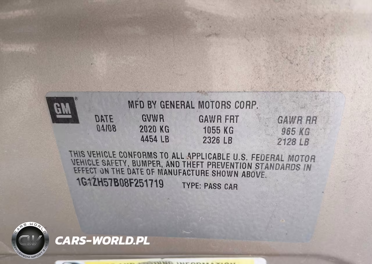 2008 Chevrolet Malibu Lt VIN:1G1ZH57B08F251719 - 9