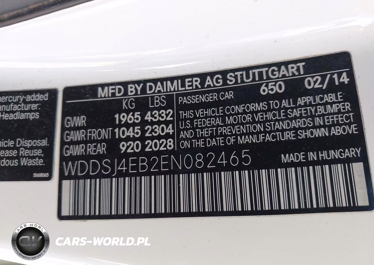 2014 Mercedes-Benz Cla 250 VIN:WDDSJ4EB2EN082465 - 9