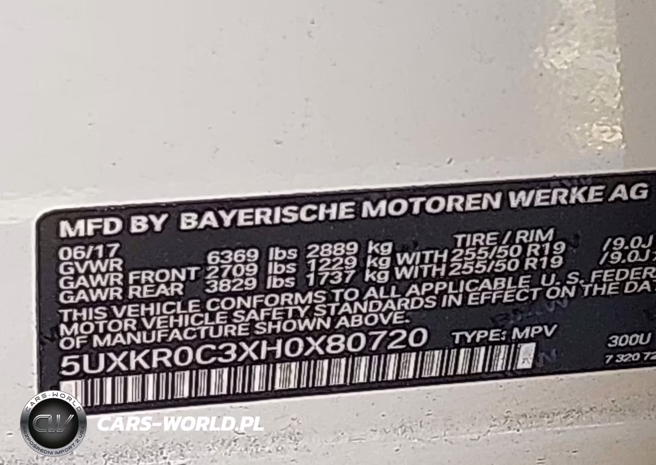 2017 BMW X5 xDrive35I VIN:5UXKR0C3XH0X80720 - 9