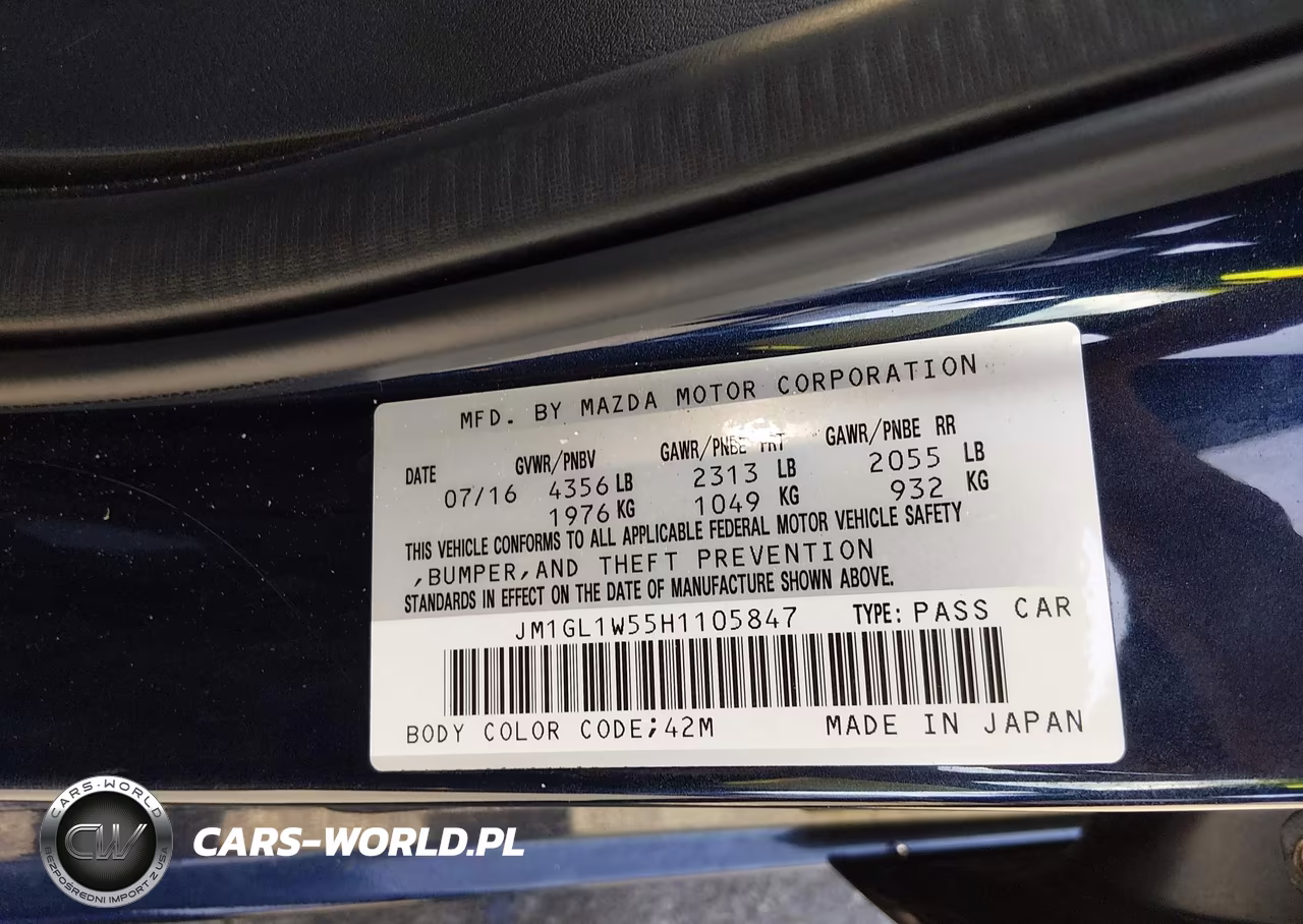 2017 Mazda Mazda6 Grand Touring VIN:JM1GL1W55H1105847 - 9
