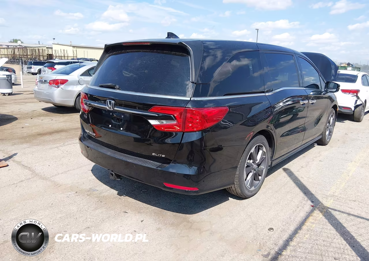 2022 Honda Odyssey Elite VIN:5FNRL6H9XNB051602 - 4